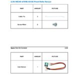 1NC40-67015: KIT SC PINCH ROLLER SENSOR — Комплект датчика притискного ролика SummaCut D Series