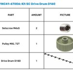 1NC41-67006: KIT SC DRIVE DRUM D160 — Ведучий барабан SummaCut D160