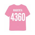 Термоплівка 4360 MAGENTA Poli-Flex Perform — мокап футболки