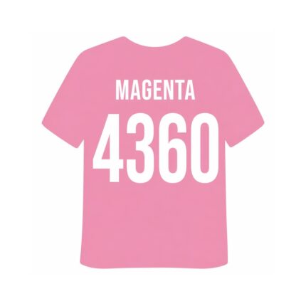 Термоплівка 4360 MAGENTA Poli-Flex Perform — мокап футболки