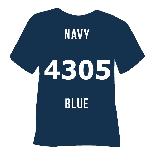 4305 темно синя poli tape navy blue perform Термоплівка 4305 NAVY BLUE темно-синя Poli-Flex Perform - Зображення 1