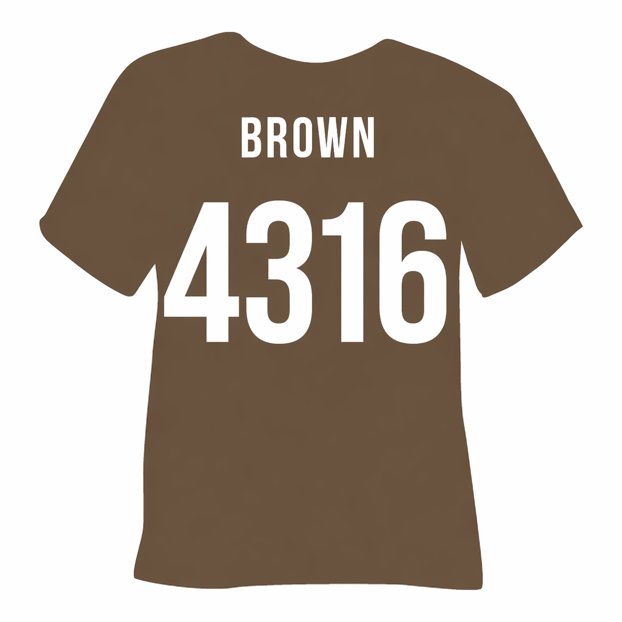 4316 Термоплівка 4316 BROWN коричнева Poli-Flex Perform - Зображення 1