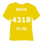Термоплівка 4318 MEDIUM YELLOW середньо-жовта Poli-Flex Perform