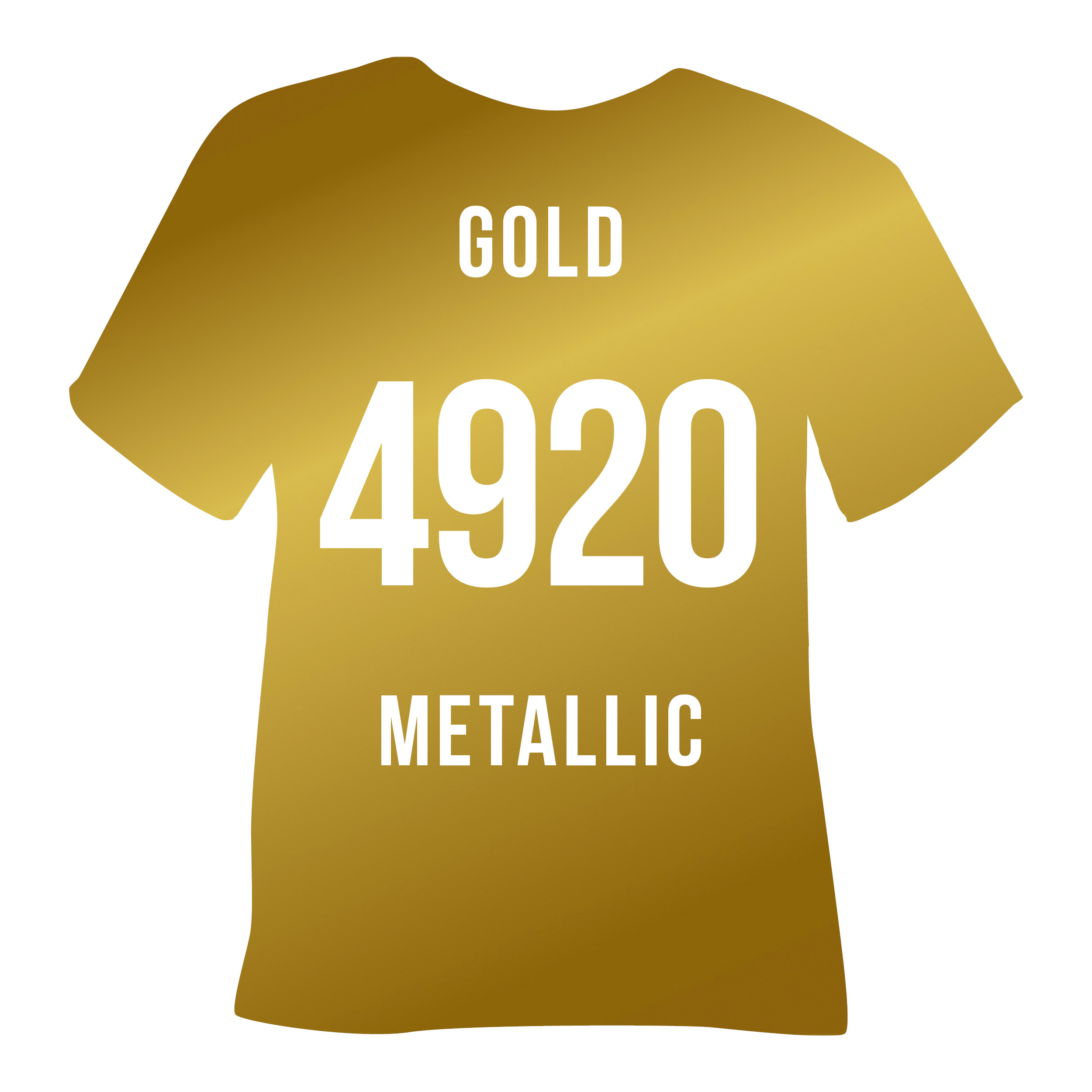 4920 gold metallic Poli-Tape Turbo турбо політейп матове золото Термоплівка 4920 GOLD METALLIC золотий матовий металік Poli-Flex Turbo - Зображення 1