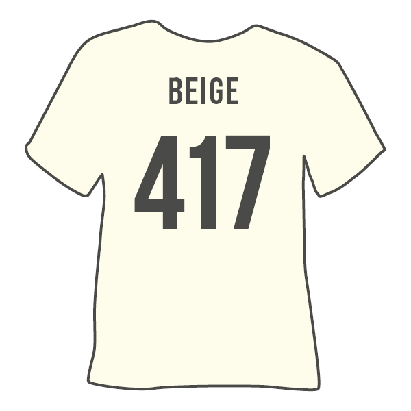 417 beige poli tape бежева Термоплівка 417 BEIGE бежева Poli-Flex Premium - Зображення 1