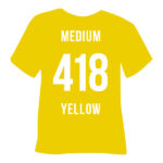 Термоплівка 418 MEDIUM YELLOW середньо-жовта Poli-Flex Premium