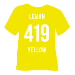Термоплівка 419 LEMON YELLOW лимонно-жовта Poli-Flex Premium