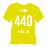 Термоплівка 440 NEON YELLOW неон жовтий Poli-Flex Premium