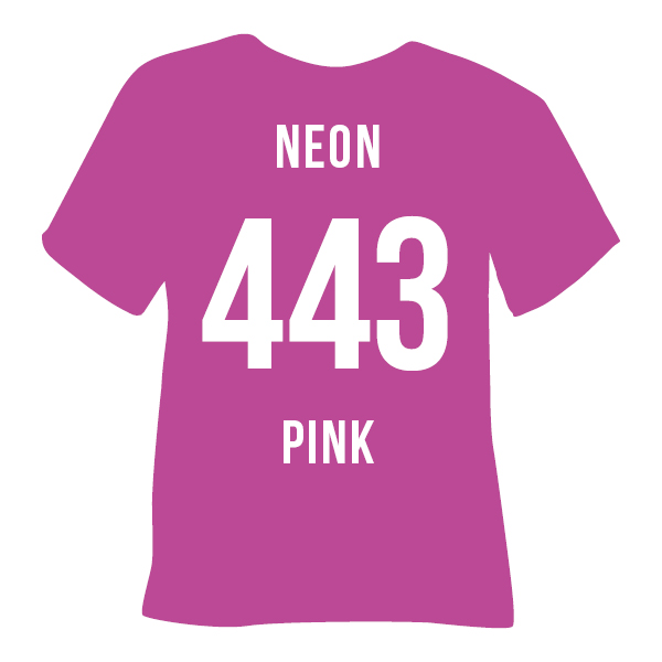 443 poli tape neon pink premium неон рожевий Термоплівка 443 NEON PINK неон рожевий Poli-Flex Premium - Зображення 1