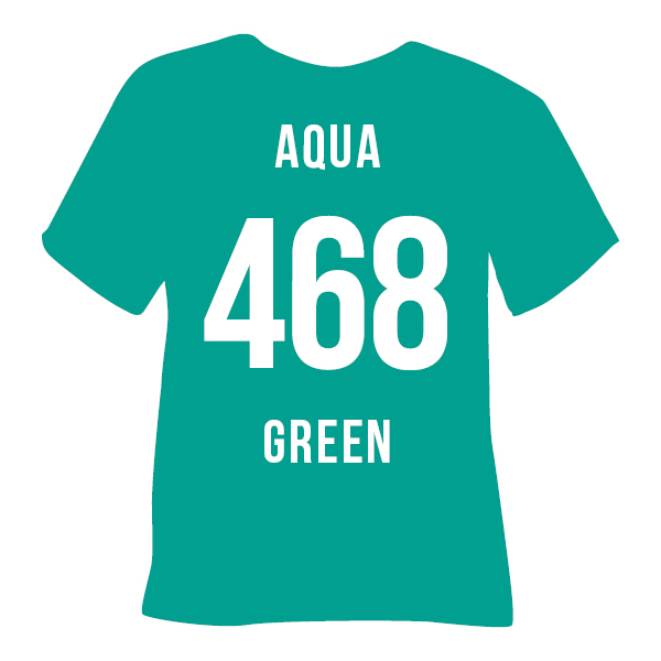 468 poli tape premium aqua green аквамариновий Термоплівка 468 AQUA GREEN аква-зелений Poli-Flex Premium - Зображення 1