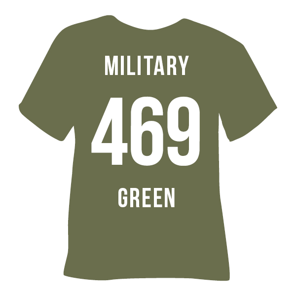 469 poli tape premium military green камуфляжний зелений Термоплівка 469 MILITARY GREEN мілітарний зелений Poli-Flex Premium - Зображення 1