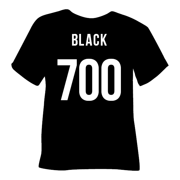 чорний flock poli tape black TUBITHERM 700 Флок 700 BLACK чорний Poli-tape Tubitherm - Зображення 1