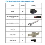 1NC40-67024: KIT SC WHEELS AND STAND TOOLS — Колеса та інструменти стійки SummaCut D Series