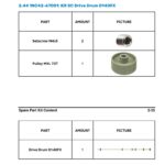 1NC42-67001: KIT SC DRIVE DRUM D140FX — Ведучий барабан SummaCut D140FX