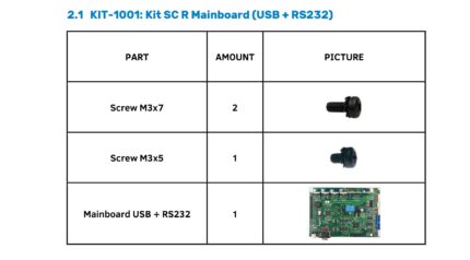 KIT-1001: KIT SC R MAINBOARD (USB+RS232) — Головна плата SummaCut R (USB+RS232)