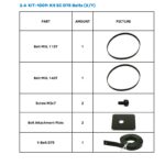 KIT-1009: KIT SC D75 BELTS (X/Y) — Комплект пасів X/Y SummaCut D75