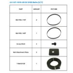 KIT-1010: KIT SC D120 BELTS (X/Y) — Комплект пасів X/Y SummaCut D120