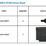 KIT-1027: KIT SC COVER HEAD — Кришка голівки SummaCut D Series