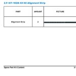 KIT-1028: KIT SC ALIGNMENT STRIP — Вирівнювальна стрічка SummaCut D Series