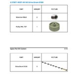 KIT-1037: KIT SC DRIVE DRUM D120 — Ведучий барабан SummaCut D120
