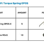 KIT-1041: KIT TORQUE SPRING OPOS — Пружина натягу OPOS SummaCut D Series